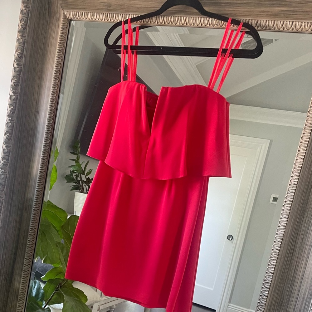 BCBG MAXAZRIA RED KATE DRESS